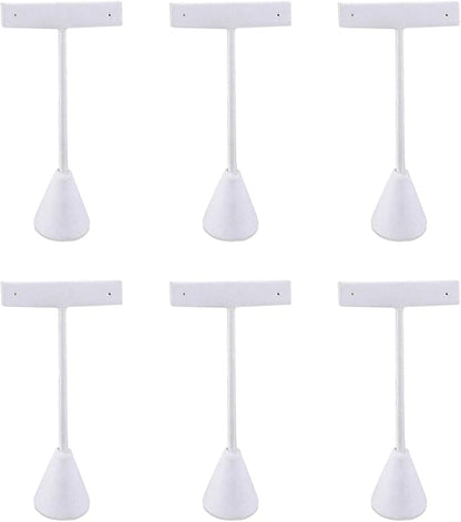 Ikee Design 6 Pcs Set Premium T- Shape Style Earring Display Stand, Earring by IkeeDesign