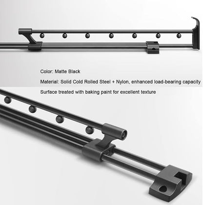 Heavy Duty Extendable Pull Out Closet Rod - Image 2