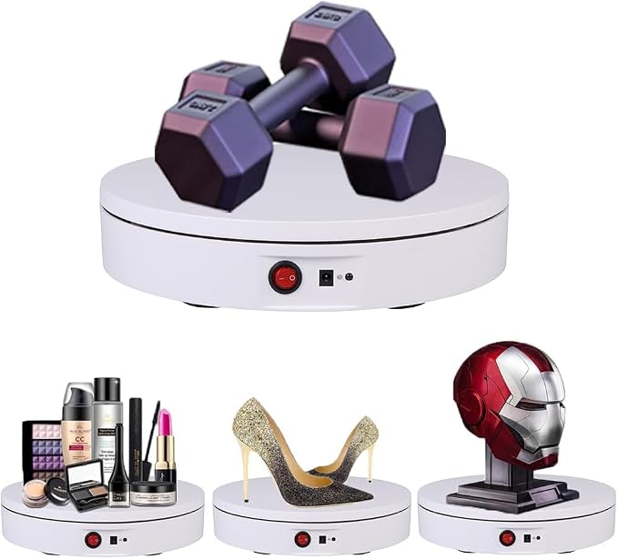 JAYEGT Motorized Rotating Display Stand, 220 Lbs Load, 360 Degree Electric - Image 7