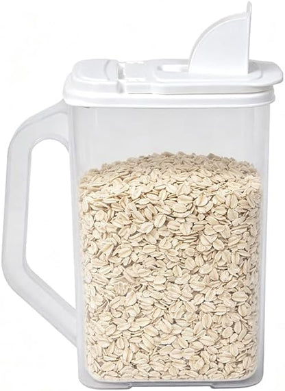 Cereal Containers Storage, Airtight 4 Quart Plastic Pantry Containers - Image 3