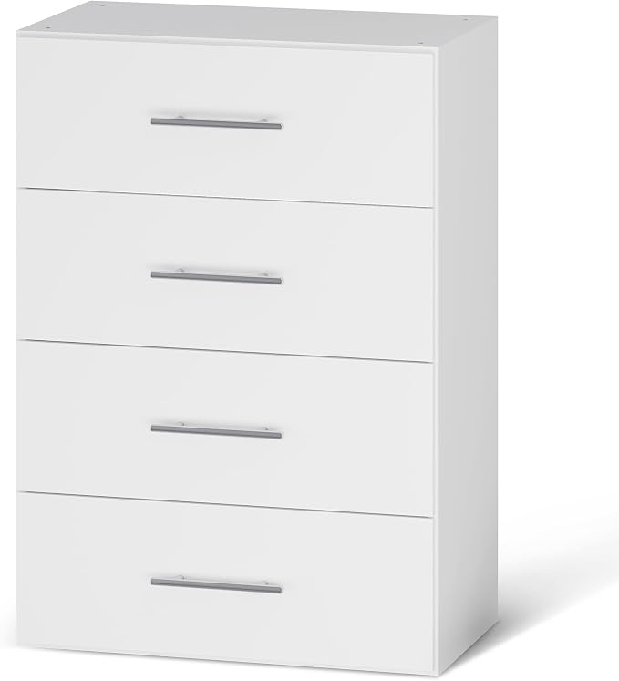 ROOMTEC 19.5" 4 Drawer Short Tower Closet Unit, Modular Closet System - Image 9