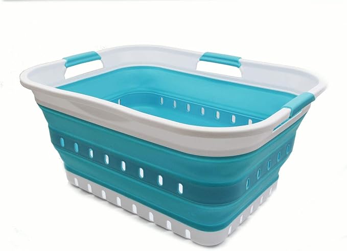 SAMMART 42L Collapsible Plastic Laundry Basket - Image 3