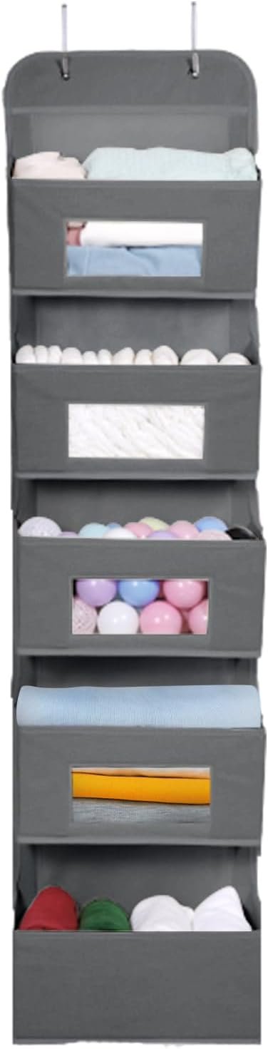 MAX Houser 5-Shelf Over The Door Hanging Organizer - Image 6