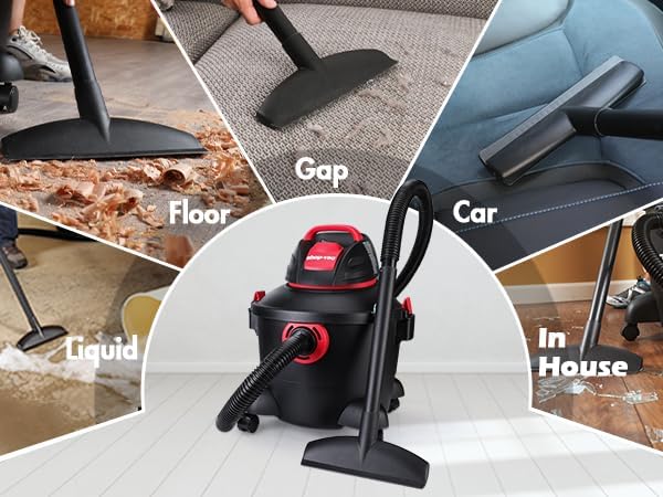 Shop-Vac 5920689 Wet/Dry Vacuum Cleaner, 6 Gallon, 3.0 Peak HP, 1.25 Inch - Image 4