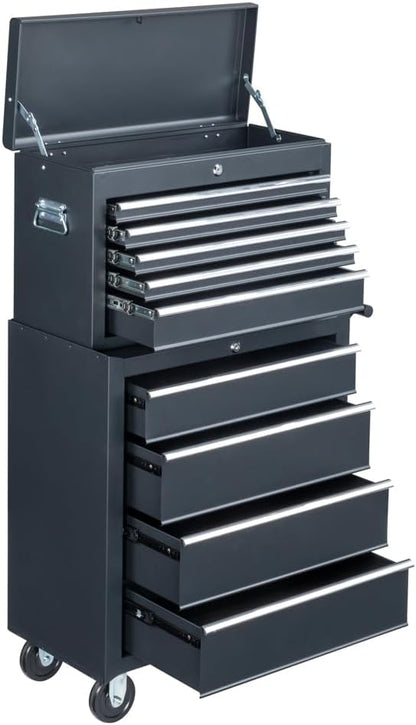 Metal Rolling Tool Box Organizer | Lockable Tool Chest - Image 7