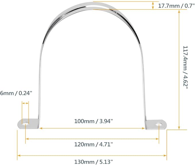 POWERTEC 70258 Stainless Steel Hose Hangers - Image 3