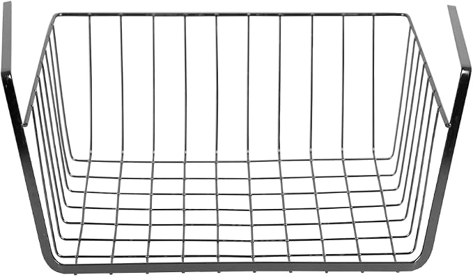 Under Shelf Steel Wire Basket Hanging Storage by Home Basics | Space Saver - Image 2