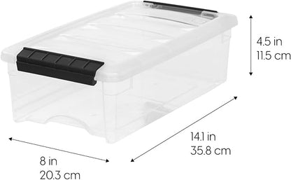 IRIS USA 6-Pack Storage Bins - Image 2