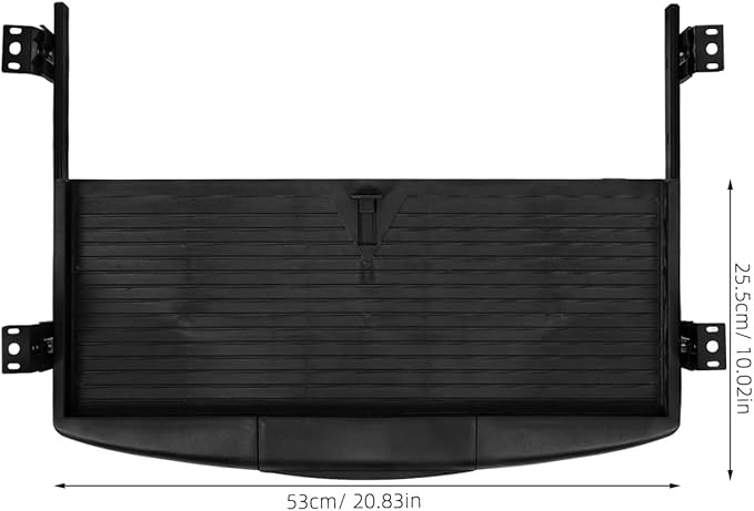 Under Desk Keyboard Tray with Adjustable Height, Ergonomic Slide-Out Keyboard - Image 5
