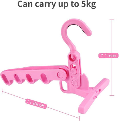 Plastic Multi-Function Hangers, Drying Rack, Suit Hangers, Travel - Image 2