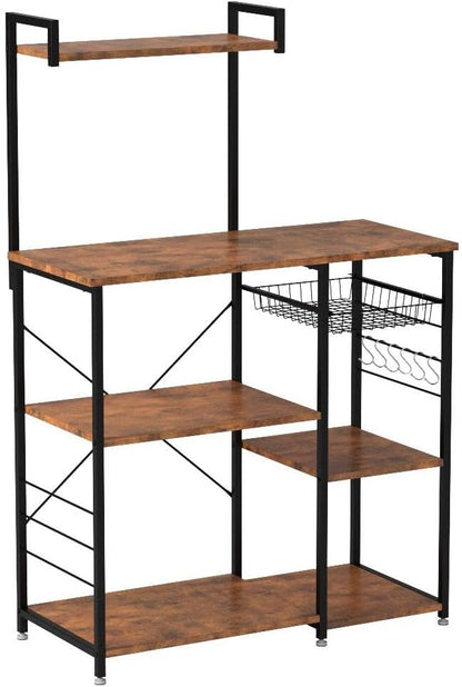 VASAGLE Baker's Rack, Microwave Stand, Kitchen Storage Rack - Image 5