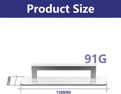 2PCS Self-Stick Instant Cabinet Drawer Door Handles, Aluminum Alloy Adhesive No - Image 2
