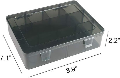 2 Pack Plastic Storage Organizer Box, Storage Container, Jewelry Organizer - Image 2