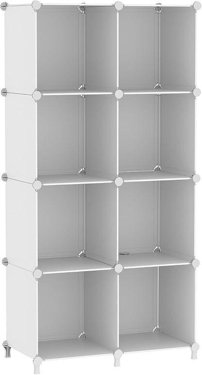 AWTATOS 8 Cube Storage Organizer, Closet Organizer Storage Shelf, Bookcase by AWTATOS