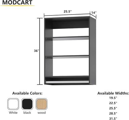 Medium Double Hanging Closet Unit, Modular Closet System, Wood Closet System - Image 3