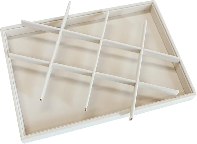 Stratalife 12 Grid Jewelry Organizer Tray, Stackable Drawer Earring Organizer - Image 4