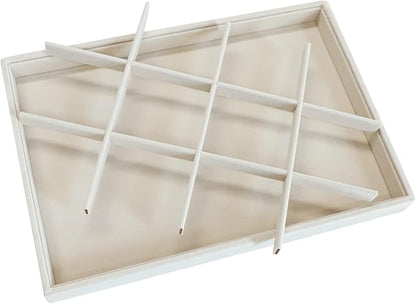 Stratalife 12 Grid Jewelry Organizer Tray, Stackable Drawer Earring Organizer - Image 4
