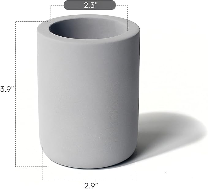 Selegna Drying Stone Toothbrush Holder, Diatomite Toothbrush Holders - Image 3