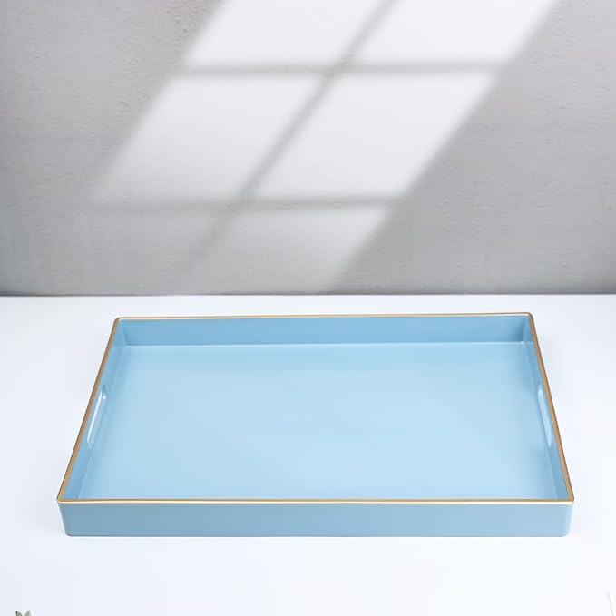 Spsyrine Blue Decorative Serving Tray - Image 5