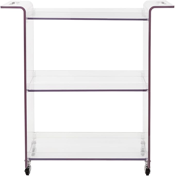 3-Drawer Rolling Storage Cart, Plastic Storage Organizer Rolling Cart - Image 7