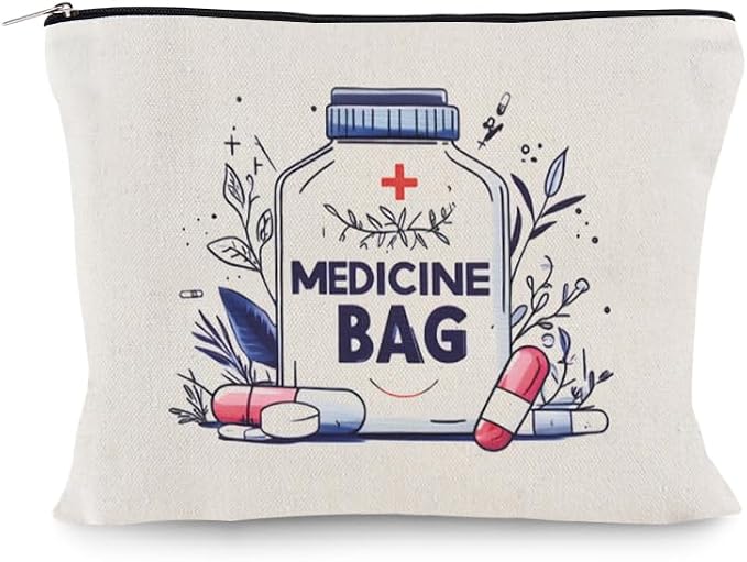 YangQian Medicine Bag Pouch for Women Nurse Practitioner Doctor Patient by YangQian