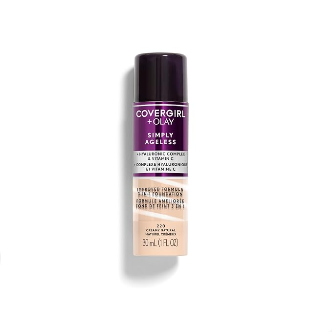 COVERGIRL & Olay Simply Ageless 3-in-1 Liquid Foundation, Matte Finish by COVERGIRL