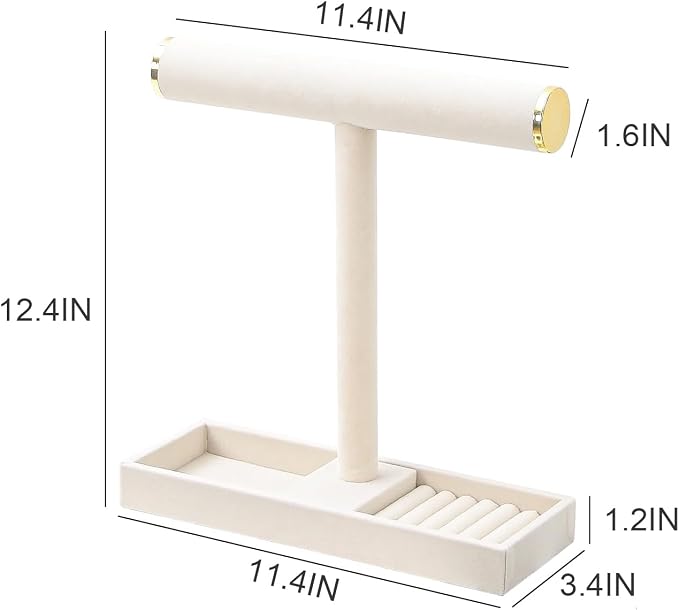 Multi-Use Jewelry Holder Stand, Necklace Bracelet Ring Organizer Stand - Image 6