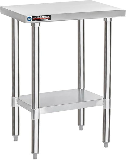 DuraSteel 24x18 Stainless Steel Work Table by DuraSteel