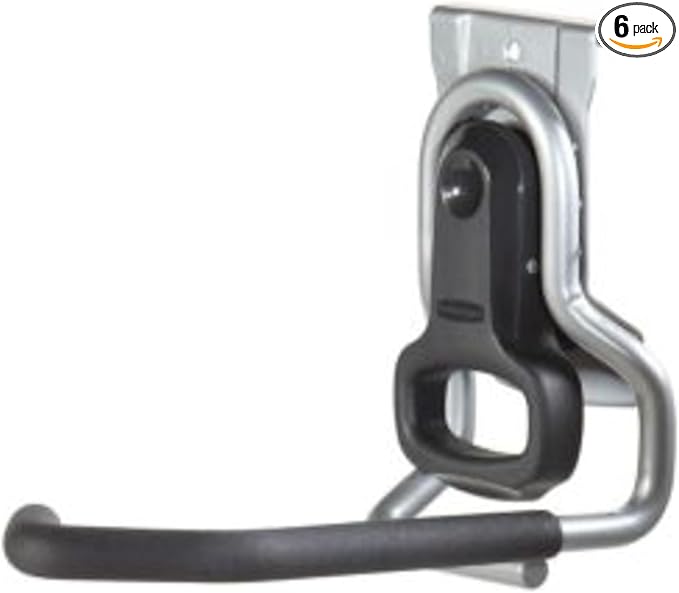 Rubbermaid Fasttrack Garage Organization System Vertical Bike Hook Black Holds by Unknown