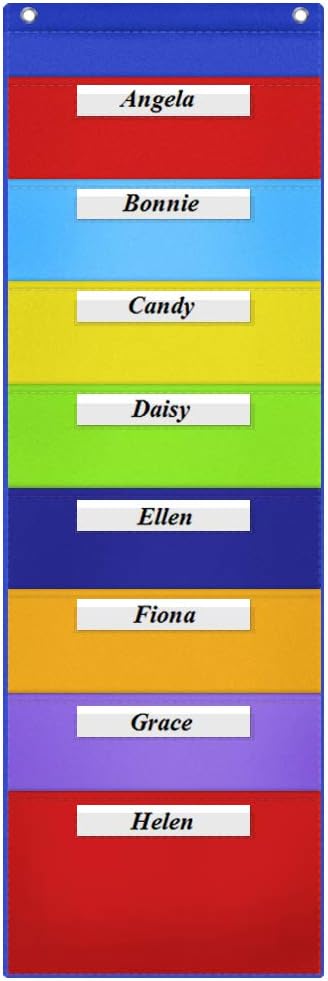 Eamay Hanging File Folder Organizer, Storage Pocket Chart - Image 3