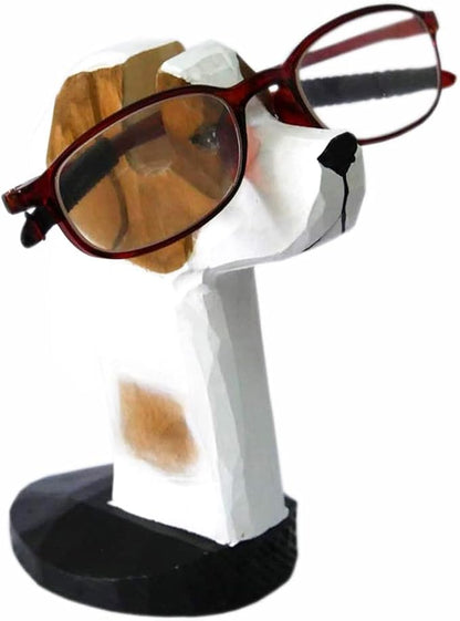 Red Dollar Handmade Wood Carved Animal Eyeglass Holder, Cute Sunglasses Display - Image 4