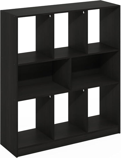Furinno DALY Book Shelf, 8-Cube Bookshelf, Horizontal Cube Storage Organizer - Image 5