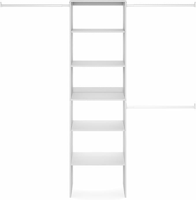 Furinno FANO Closet Organizers and Storage, 5-Tier Wide Closet Storage Organizer - Image 6