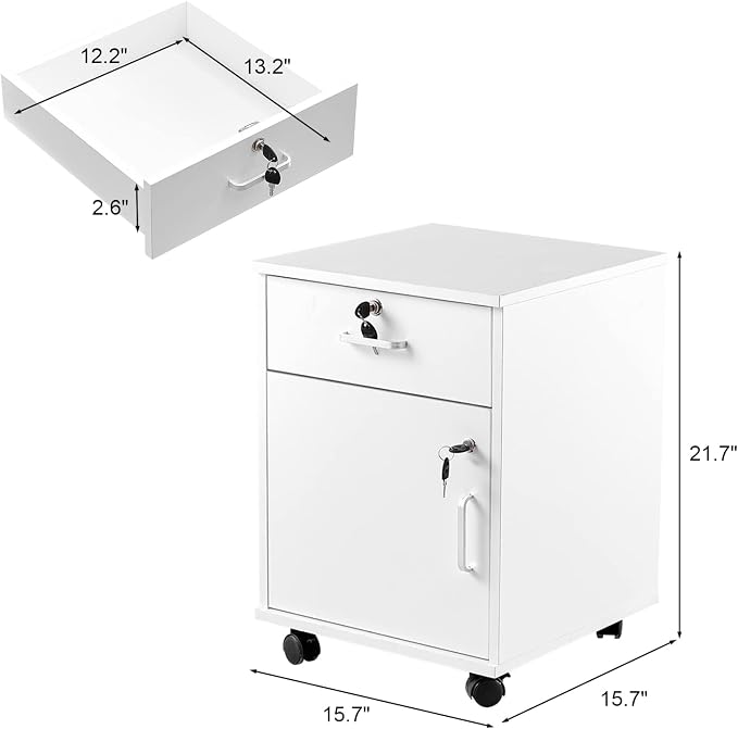 TUKAILAi Mobile File Cabinet - Image 3