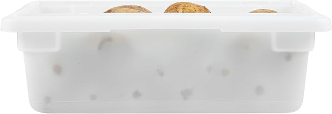 Restaurantware Food Storage Container 1 Pack of 18 x 12 x 6 Inch White Plastic - Image 12