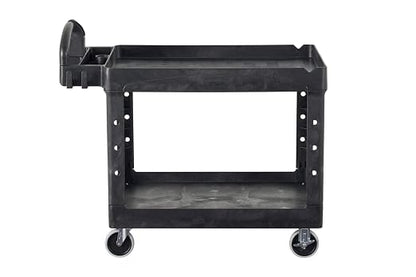 Rubbermaid Commercial Products 2-Shelf Utility/Service Cart, Lipped Shelves - Image 21
