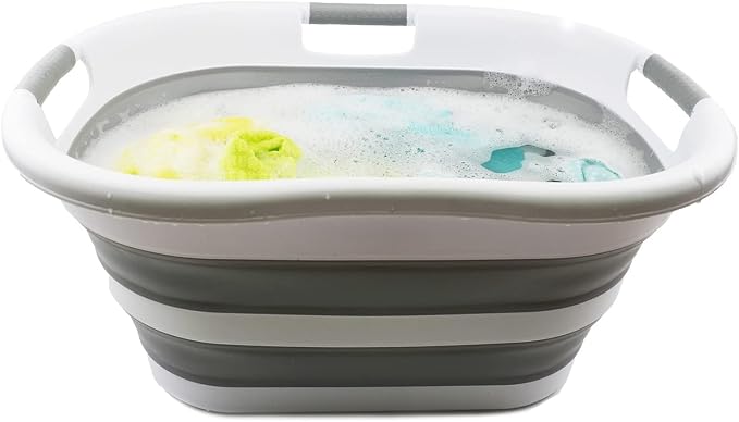 SAMMART 40L Collapsible Plastic Laundry Basket - Image 9