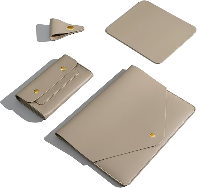 PU Leather Laptop Sleeve Compatible by Unknown