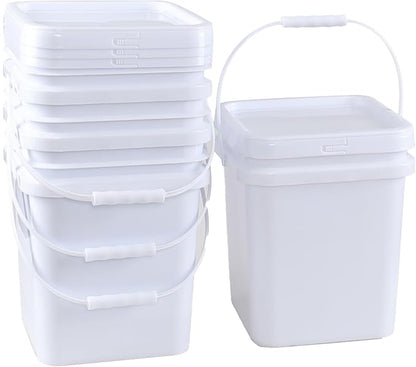 Hespama 4.8 Gallon Square Food Storage Bucket - Image 5