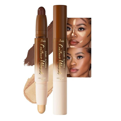evpct Nude Brown & Nude Cream Contour Stick Face Body Makeup Dual Ended by evpct