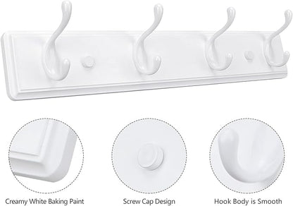Wooden Coat Rack, Wall-Mounted Organizer - Image 5