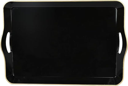 Spsyrine Large Black Serving Tray by Spsyrine