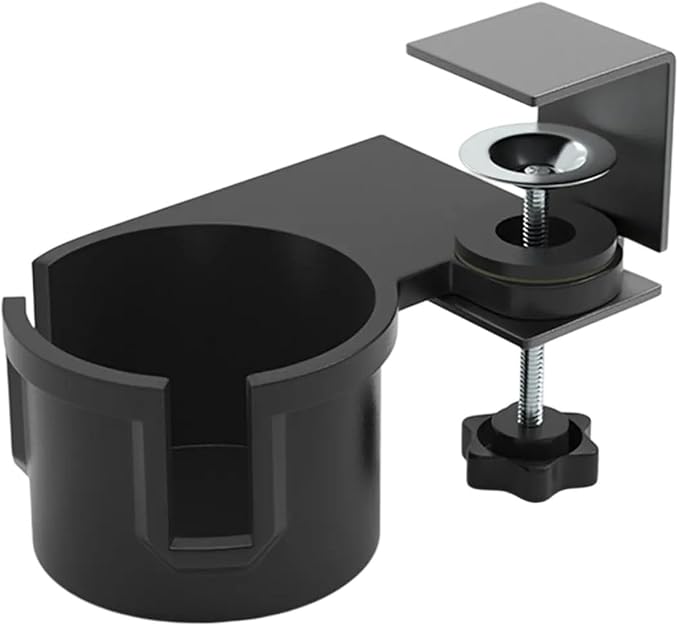 Upgraded 180 Degree Rotating Desk Clamp Organiser Cup Holder - Image 9