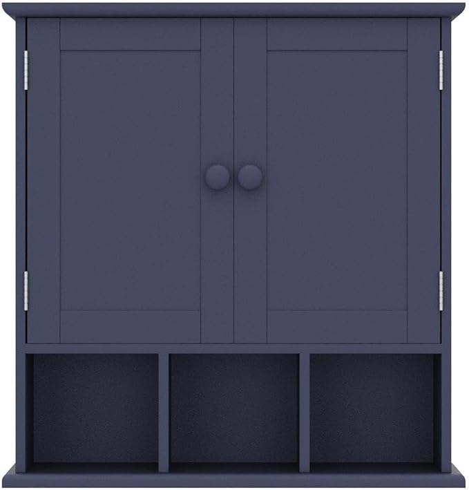 TaoHFE Blue Bathroom Over The Toilet Storage Cabinet | Wall Medicine Cabinet - Image 5