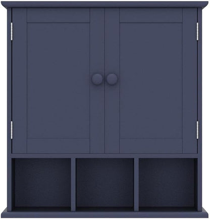 TaoHFE Blue Bathroom Over The Toilet Storage Cabinet | Wall Medicine Cabinet - Image 5