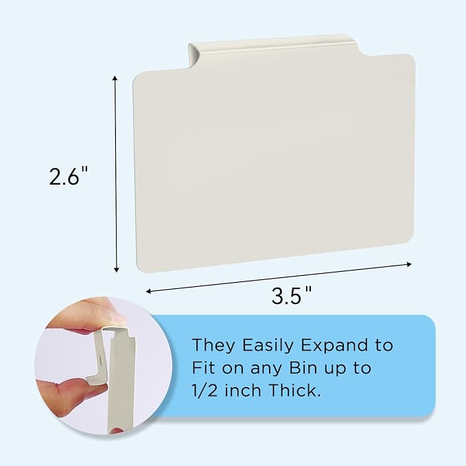 Metal Basket Bin Label Clip - Image 8