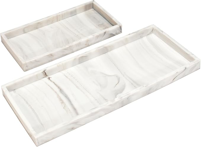 DNC Silicone Bathroom Tray for Counter, Kitchen Sink Soap Tray for Dish Holder by LetsLiveBetter