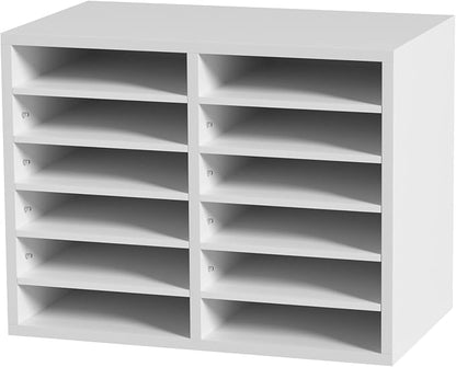 VEVOR Literature Organizers, 12 Compartments Office Mailbox - Image 9