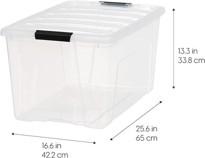 IRIS USA 72 QT Plastic Storage Box - Image 2