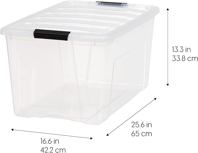 IRIS USA 2-Pack Storage Bins - Image 2